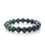Браслет "Классика" циозит (цоизит) синий, 10мм