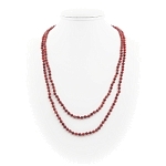 Коралл красный, круглые 5мм, бусы 118см