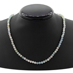 Морганит (берилл, Пакистан) гранёные бусины 6мм,  бусы 46см