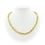 Кошачий глаз (ЮАР), 6мм "Алессия", приплюснутые круглые гранёные бусины, длиной 48см