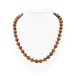 Бусы из коричневого авантюрина 10мм, длиной 47см