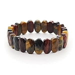 Браслет "Джессика" mix тигровый бычий и соколиный глаз