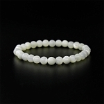 Перламутр (Индонезия) белый 6мм, браслет "Классика" длина 17см