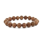 Авантюрин коричневый 10мм, браслет "Классика" длина 16см