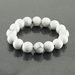 Браслет "Классика" кахолонг, круглые 12мм
