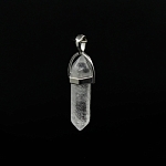 Кулон "Кристалл-мини" горный хрусталь 30х8мм **