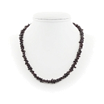 Гранат, "Россыпь", галька разноразмерная, бусы  45..50см